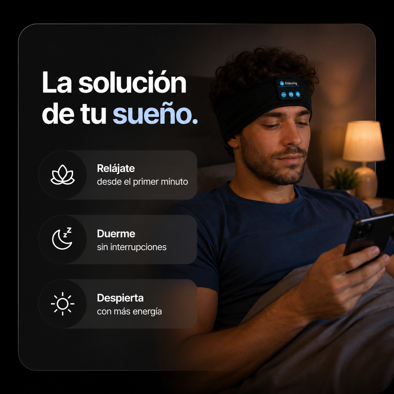 Diadema Bluetooth Para Dormir-Mejora tu calidad de sueño