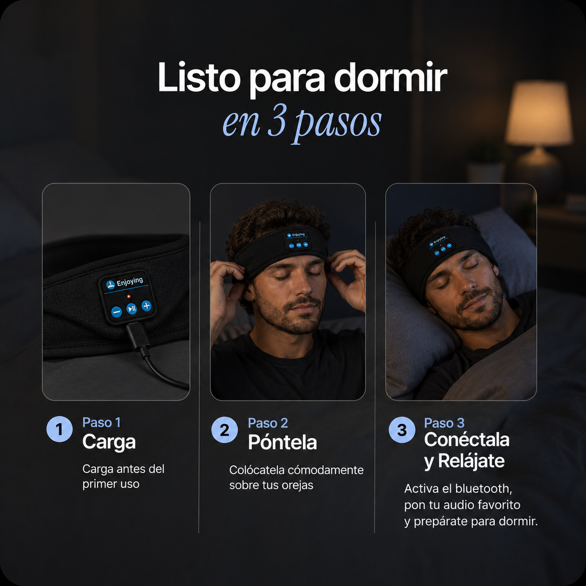 Diadema Bluetooth Para Dormir-Mejora tu calidad de sueño