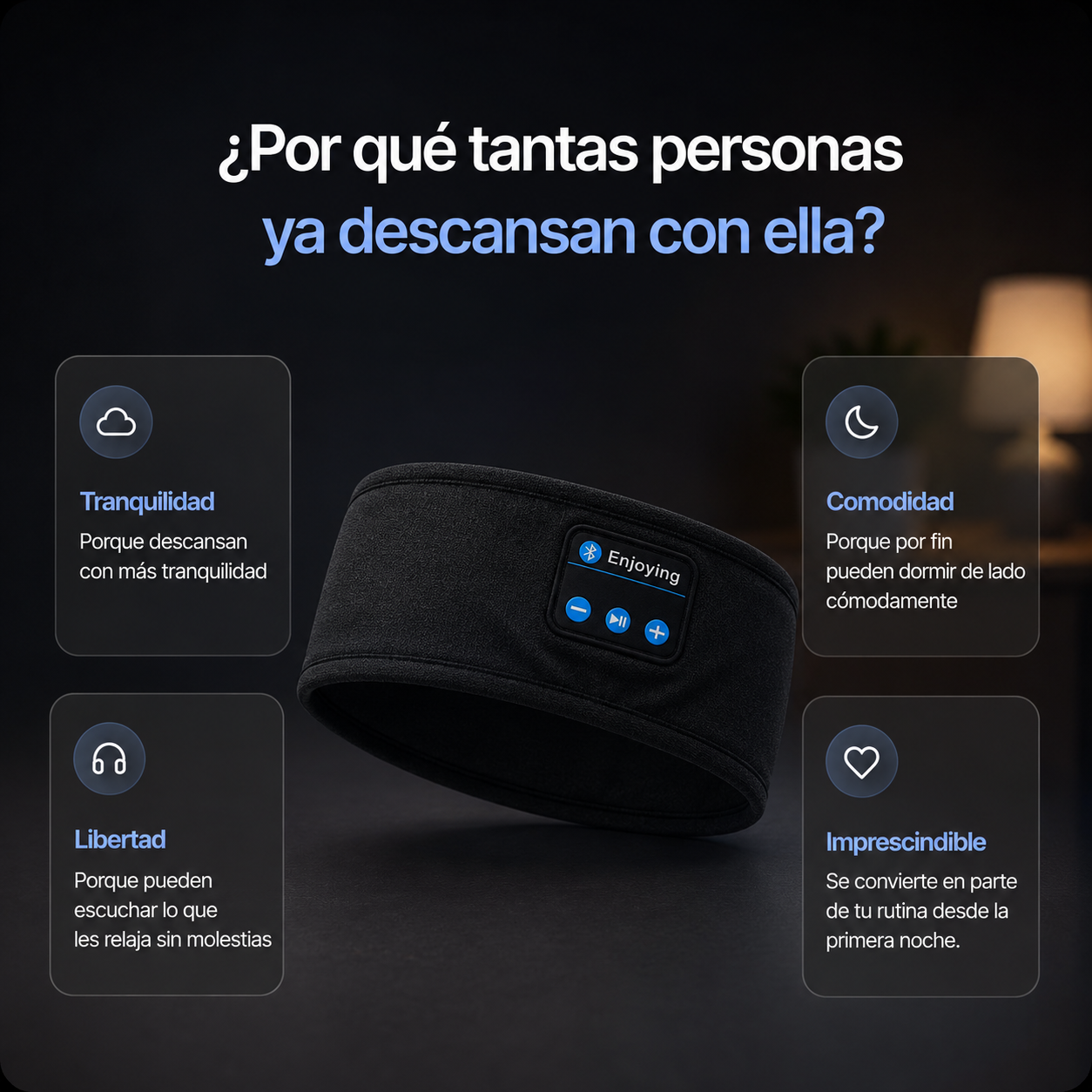 Diadema Bluetooth Para Dormir-Mejora tu calidad de sueño
